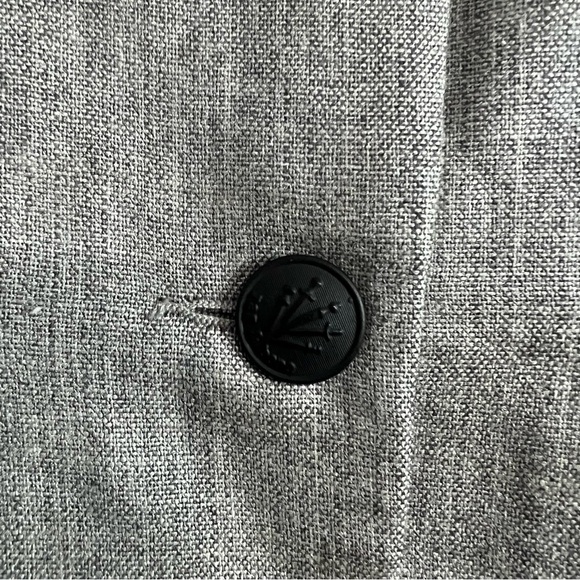 RAG & BONE Alpine Wool-Blend Blazer with Zip Pockets in Silver/Gray SZ 4 - Picture 7 of 10